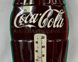 Coca-Cola Die Cut Bottle Thermometer, 5×16 Inches