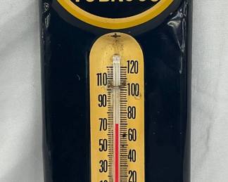 Emb. Mail Pouch Chew Tobacco Thermometer, 3×9 Inches