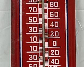 Pepsi-Cola Metal Thermometer, 8×27 Inches