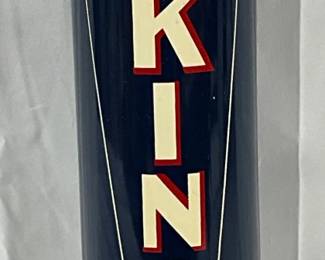 Metal Viking Snuff Advertising Display, 3in x 15in
