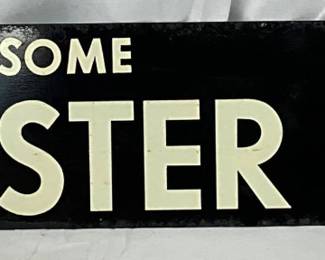 ‘Take Home Some Rooster Snuff’ Tin Tacker Sign