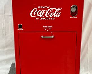 Coca-Cola Vendo Turn Top Bottle Box Cooler,  Restored 
