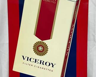 Viceroy Advertising Metal Sign, 11in x 26in