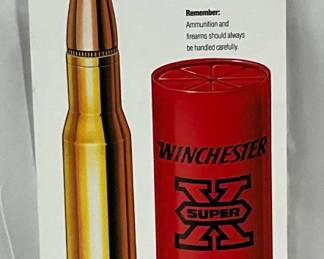 Early Winchester Paper Advertisement Featuring Ammunition Training Aid, 6×17