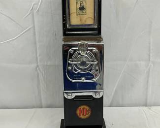 Early Gillette 10 cent Blade Dispenser, 5in x 16in