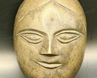 Gauri head sculpture