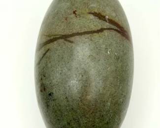 Large Shiva Lingam Stone (also known as a Narmadeshwar Shivling or Banalinga)