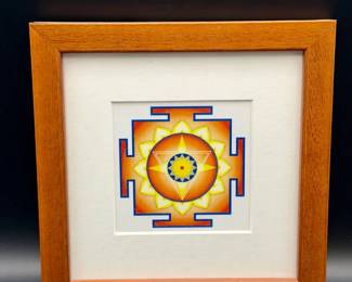 Surya (Sun) Yantra Sacred Geometry Print