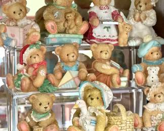 (11) Cherished Teddy Figurines