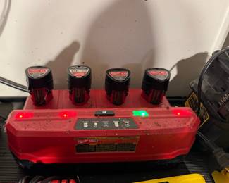 Milwaukee M12 Four Bay Sequential Charger