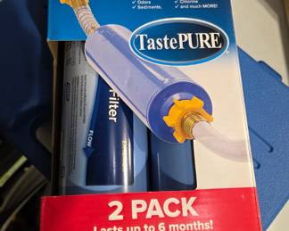 Camco TastePURE RV or Marine High Flow Exterior Water Filter Pack