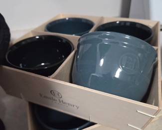 Emile Henry France Ceramic Ramekins Set of