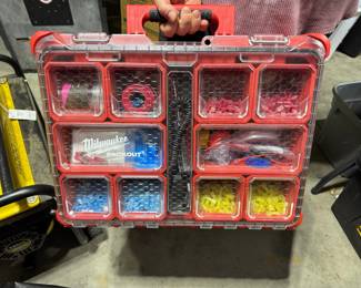Milwaukee PACKOUT Low-Profile Organizer with Assorted Electrical Connectors