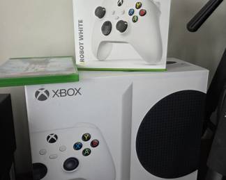 Xbox Series S Console and Robot White Controller Bundle