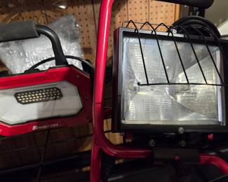 Snap-on LED Work Light and Halogen Work Light