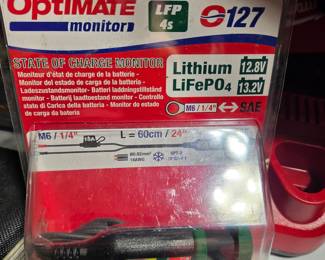 OptiMATE 127 LFP 4s State of Charge Monitor