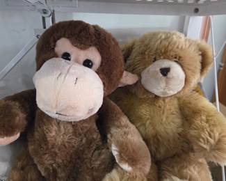 BuildABear Workshop Monkey and Teddy Bear Set