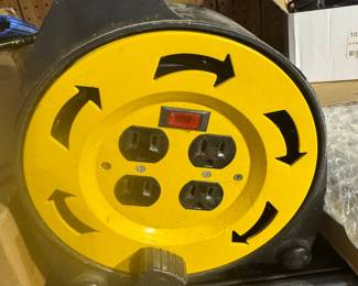 Woods 2801 Heavy Duty Extension Cord Reel with 4 Outlets