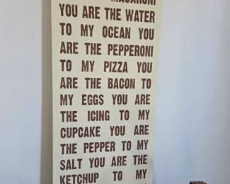 Decorative Canvas Wall Art  You Are The Cheese To My Macaroni and other foodrelated love analogies