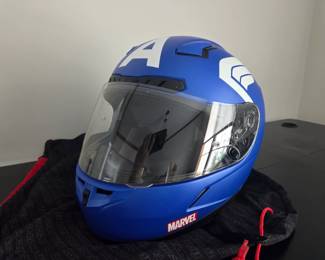 HJC CL Captain America Full Face Motorcycle Helmet