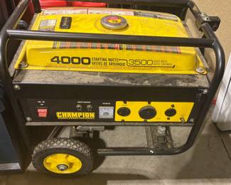Champion Starting Watts or Rated Watts Generator