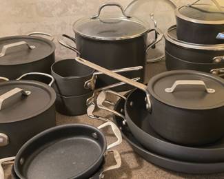 Multiple sets of cookware available