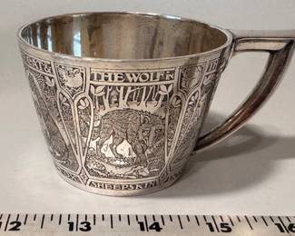 Antique American sterling silver child's cup