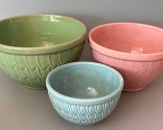 Vintage McCoy bowls
