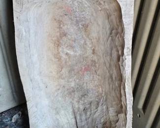 Very large hand carved trough or bowl
