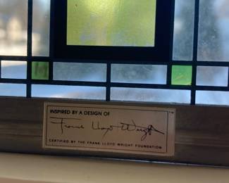 Frank Lloyd Wright inspired.