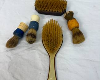 Antique shaving brushes