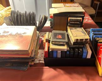  A selection of records & tapes