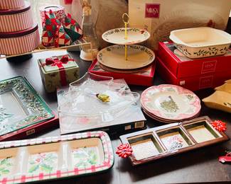 Spode, Miska, and Lenox Christmas Plates
