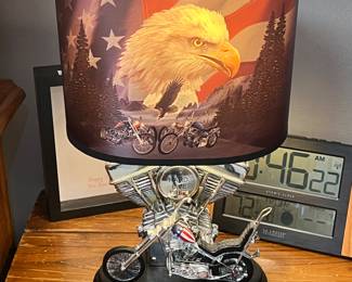 Bradford Exchange “Spirit of the Road” Motorcycle Lamp