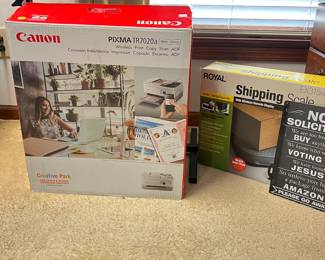Cannon Pixma TR7020a Printer & Shipping Scale
