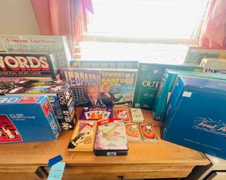 A selection of board games