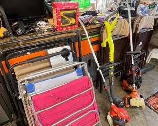 Misc Garage Items including Backyard Tools