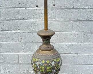 Brass marbro lamp