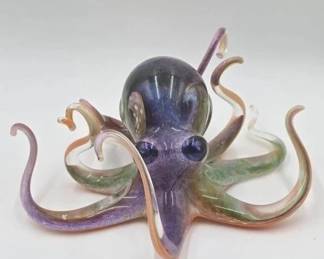 Michael Hopkins Glass blown octopus