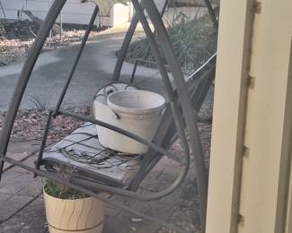 Outdoor swing, needs some repair