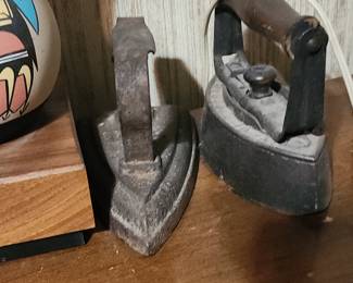  antique cast iron "sad irons,