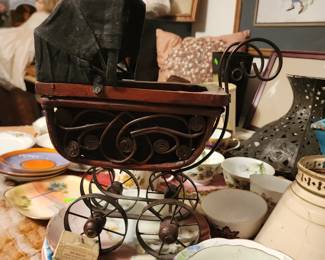 vintage doll carriage