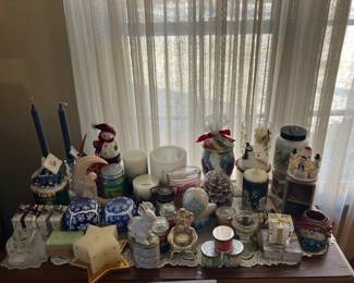 Candles, candles, candles,