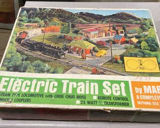 1960s electric train set