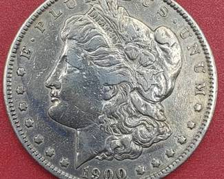 1900-O Morgan Silver Dollar--90% Silver
