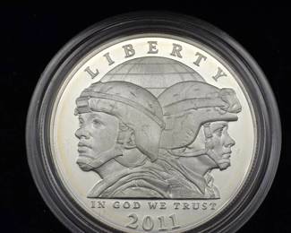 2011 United States Army Commemorative Silver Dollar - US Mint
