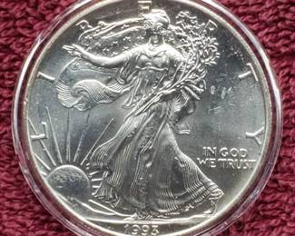 1992 American Silver Eagle in Airtite
