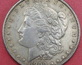 1900 Morgan Silver Dollar--90% Silver
