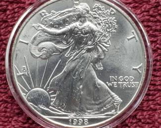 1998 American Silver Eagle in Airtite
