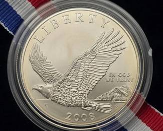 2008 Bald Eagle Commemorative Silver Coin - US Mint
